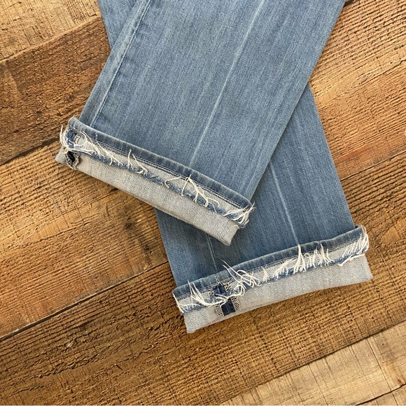 HABITUAL Light Wash Glory BOOTCUT JEANS, Celtic Cross on Pocket - Picture 8 of 14